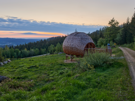 Nebelstein Erlebnis-Wanderweg, Station Grenzblick, © Gemeinde Moorbad Harbach, Reinhard Podolsky