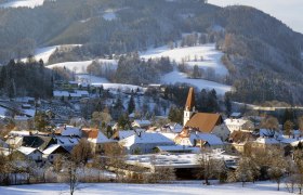 View of snow-covered Gresten, &copy; Marktgemeinde Gresten