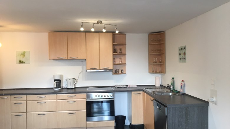 Kitchen unit with electrical appliances
