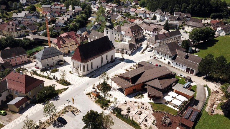 Meeting zone in the center of Lunz am See, &copy; Alois Graf