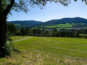 Blick vom Rastplatz auf P&ouml;ggstall, &copy; Unknown