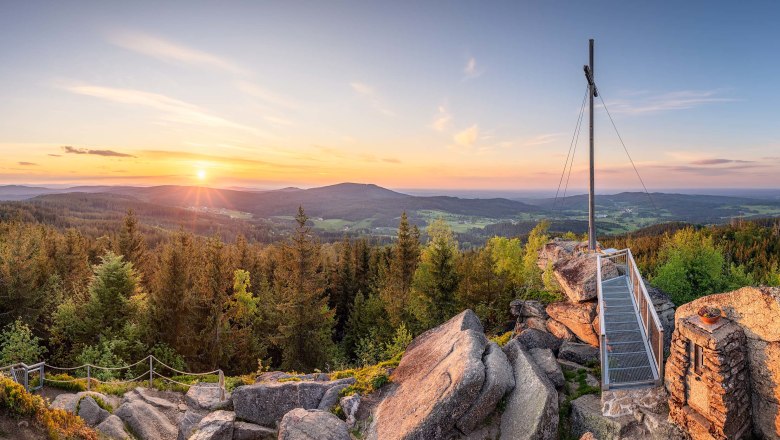 Magnificent panoramic view at Nebelstein, © Gemeinde Moorbad Harbach, Reinhard Podolsky