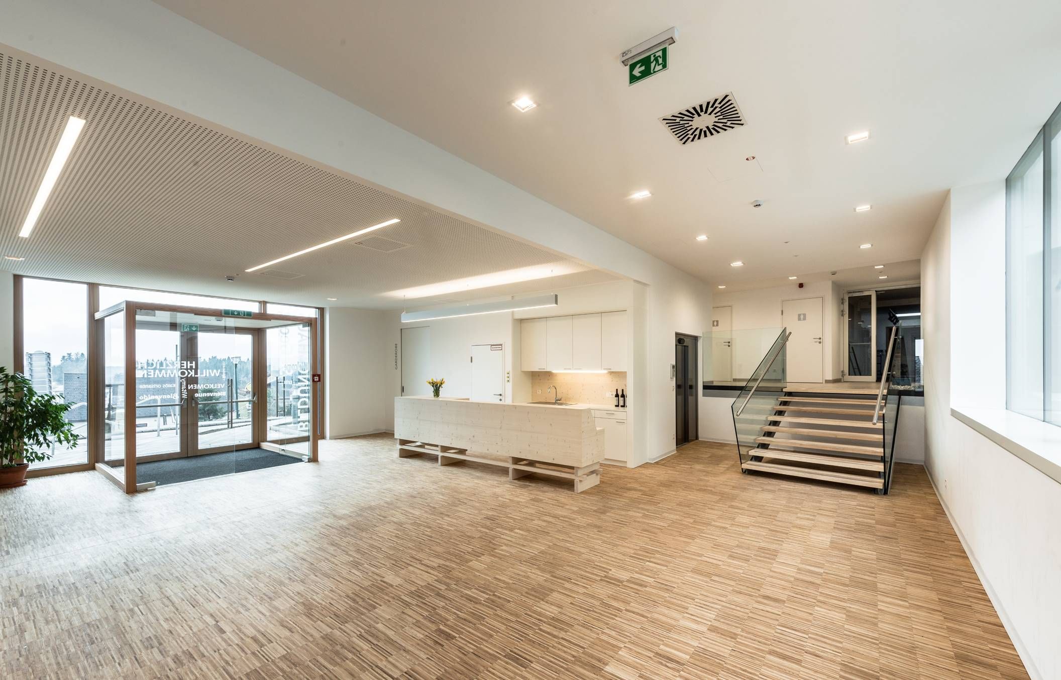 Education center foyer