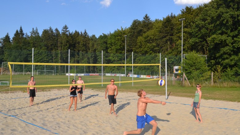 Beach volleyball court, © privat