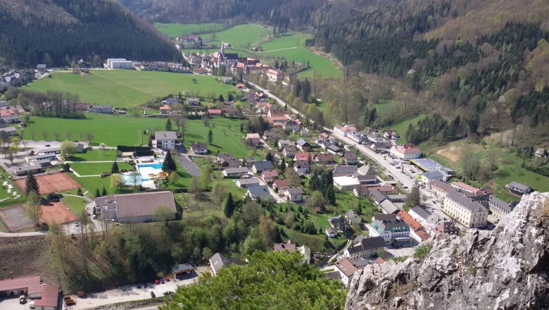 View of the Charterhouse from the Kirchstein, &copy; Marktgemeinde Gaming