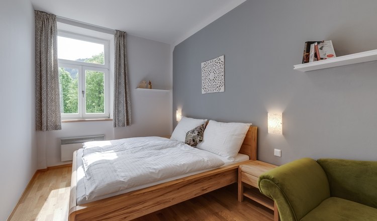 Manor house lake comfort with balcony and lake view, © Manor house "Herrenhaus" at Lake Erlauf