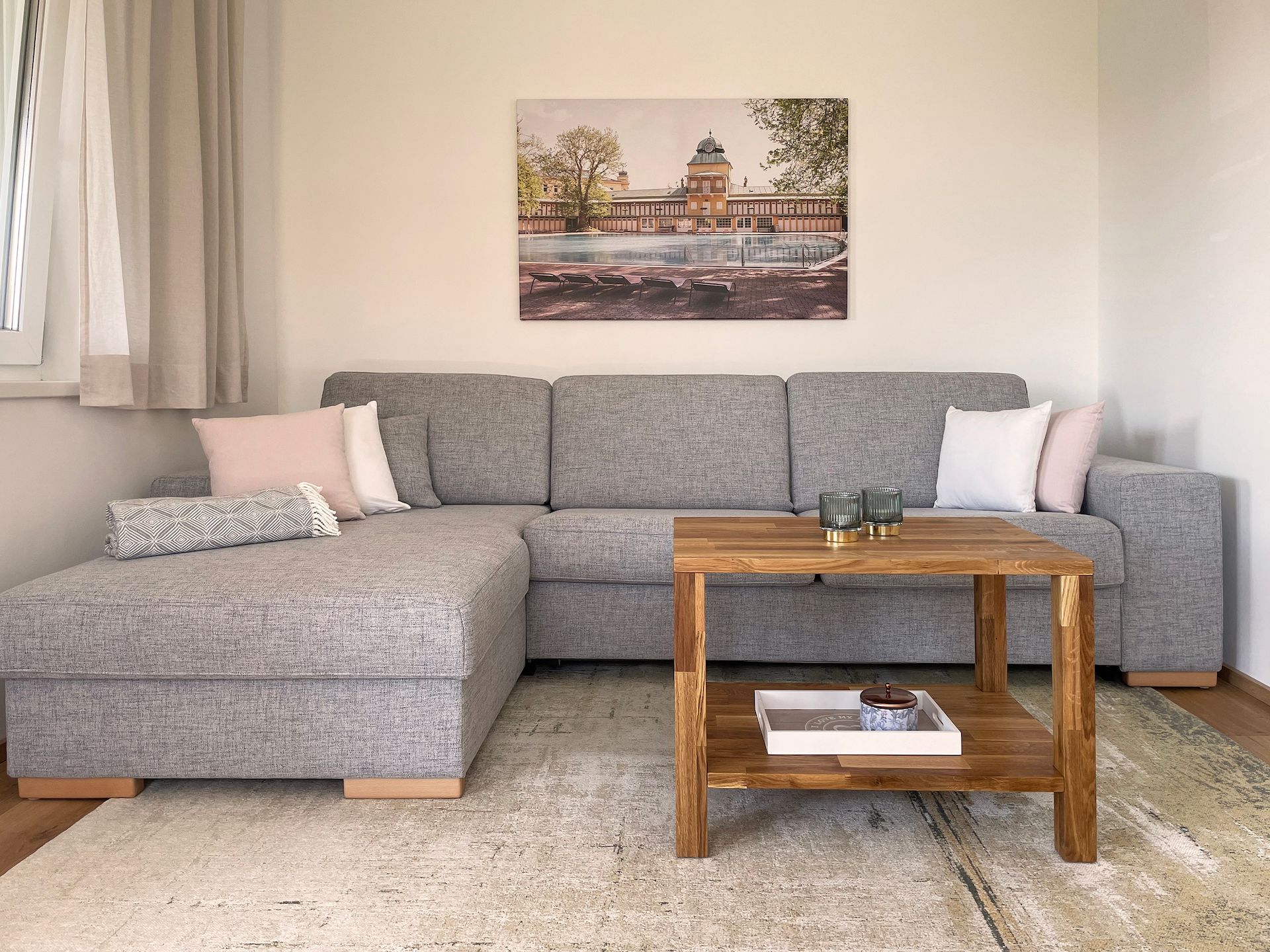 Sofa bed in the living room