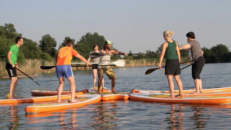 Stand up paddling on Lake Edlersee, &copy; enjoy4elements