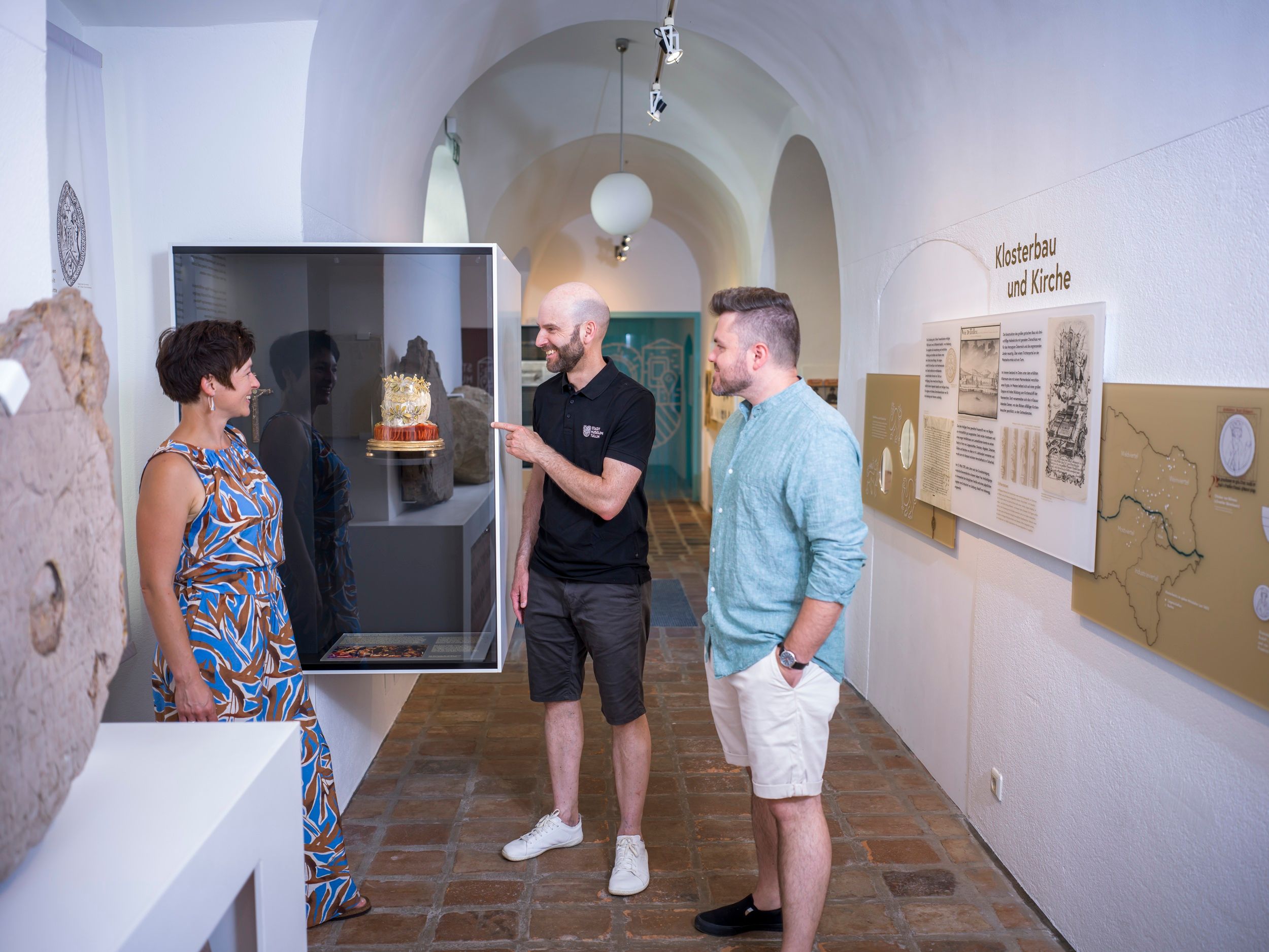 Visitors to the Tulln City Museum 