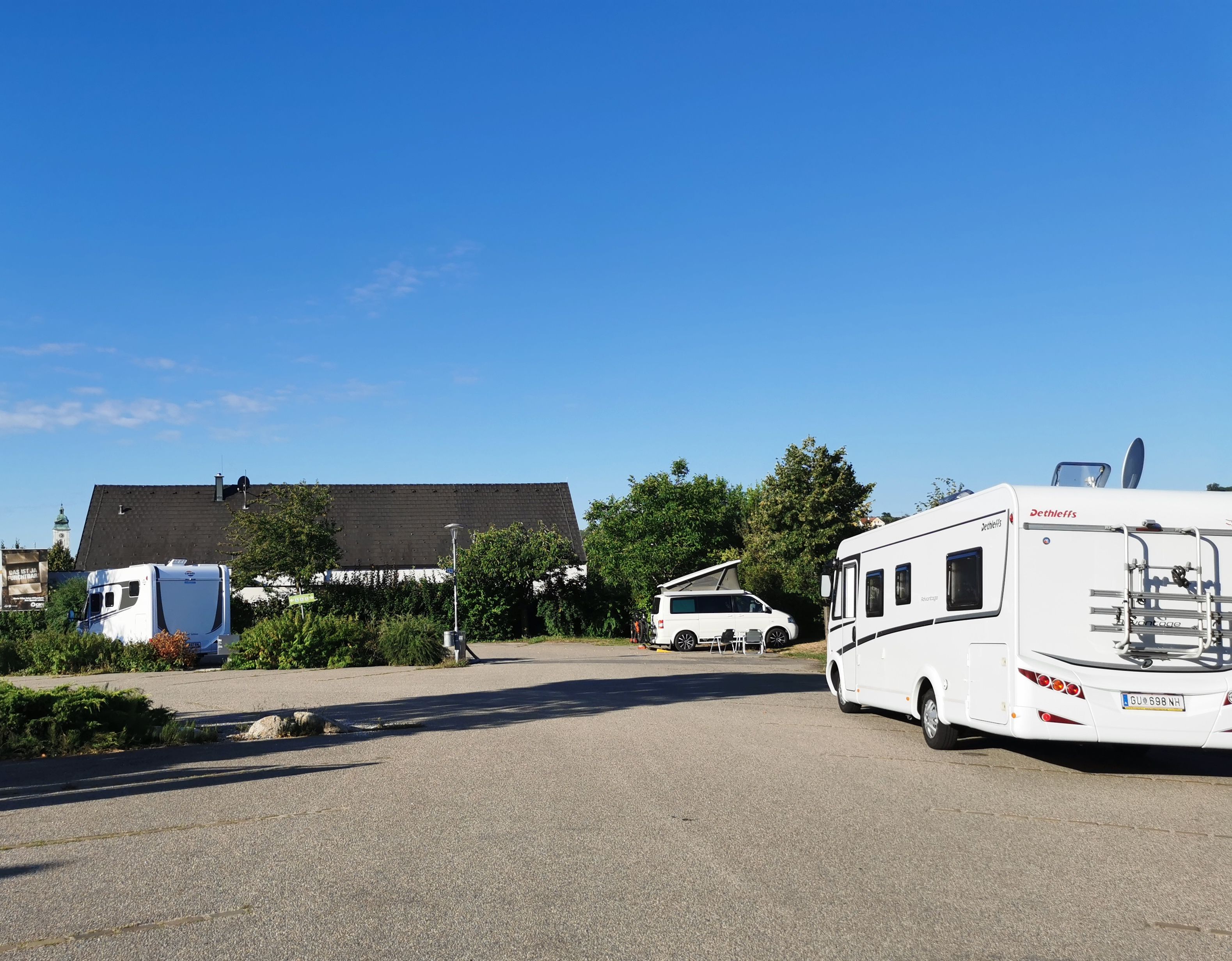 Motorhome parking space
