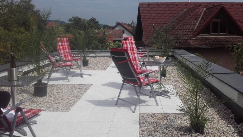 Terrace, &copy; Pension Marillenhof