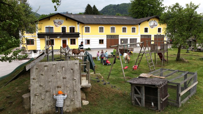 An adventure playground awaits children young and old, © Feldmühle Eßletzbichler