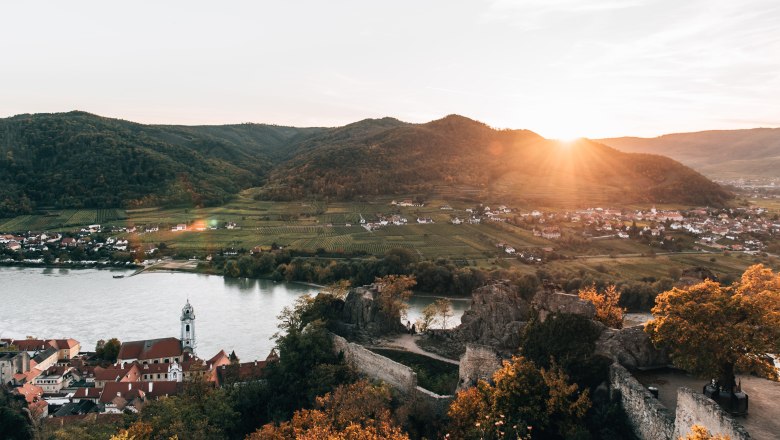 View from the ruins of Dürnstein Castle, © Romeo Felsenreich