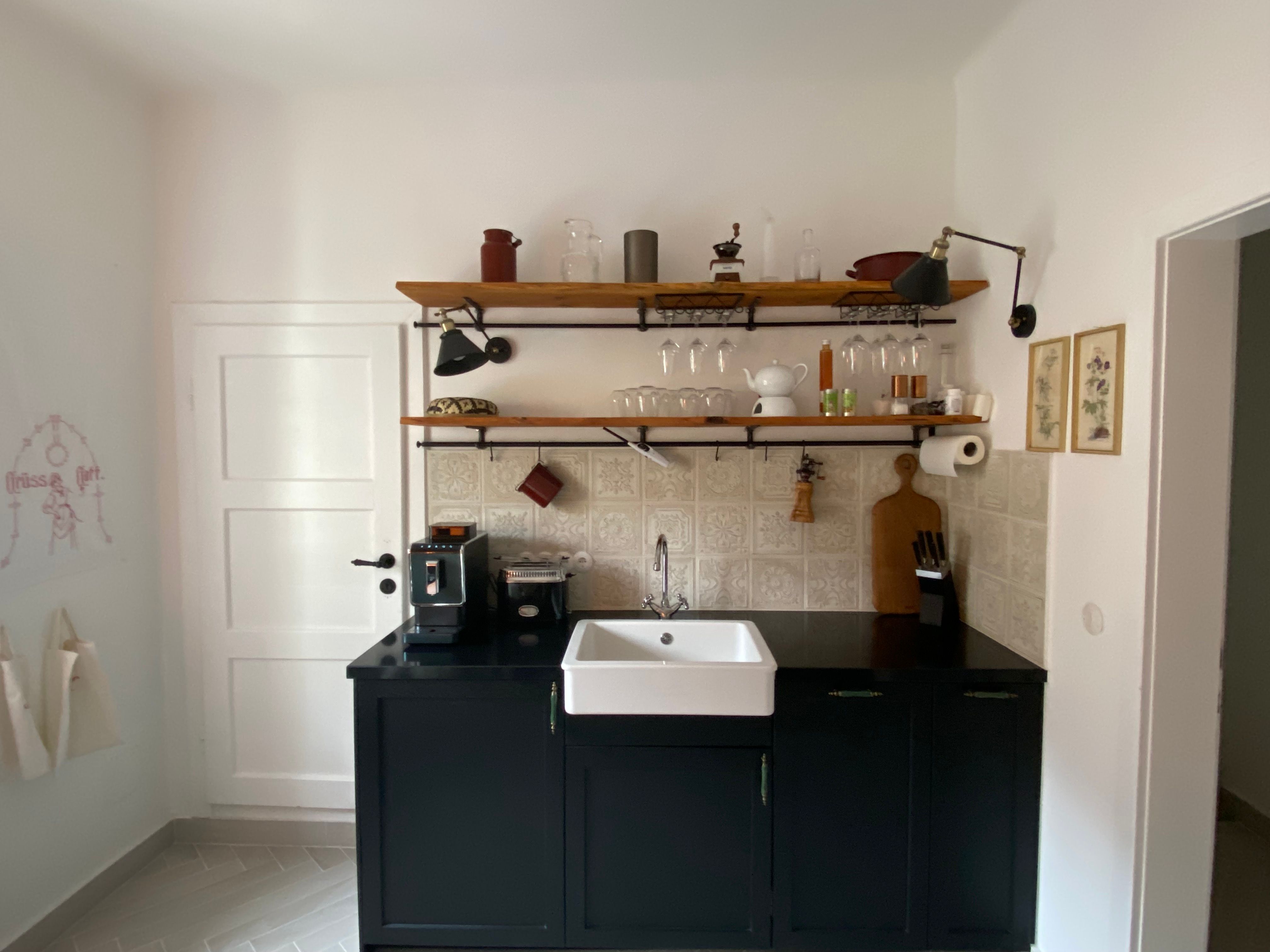 Stove in the kitchen
