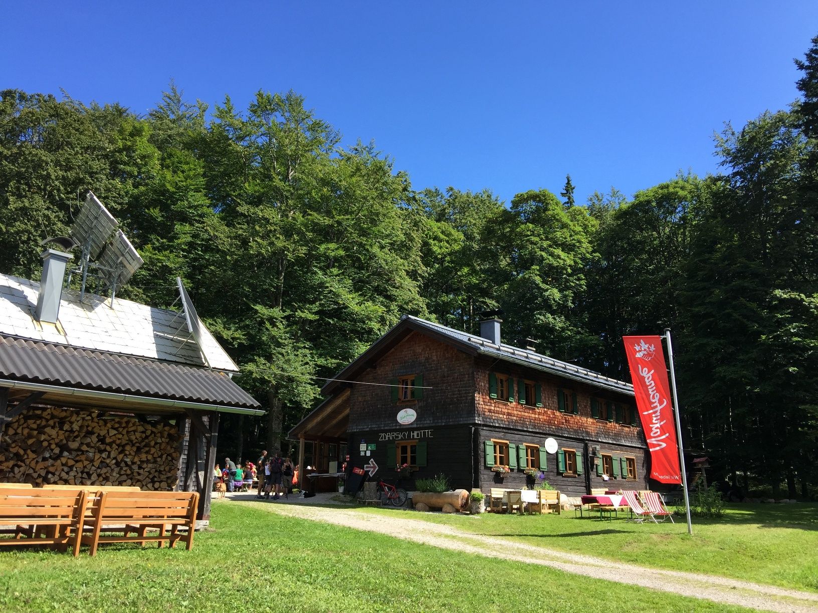 Zdarsky huts on the Traisenberg