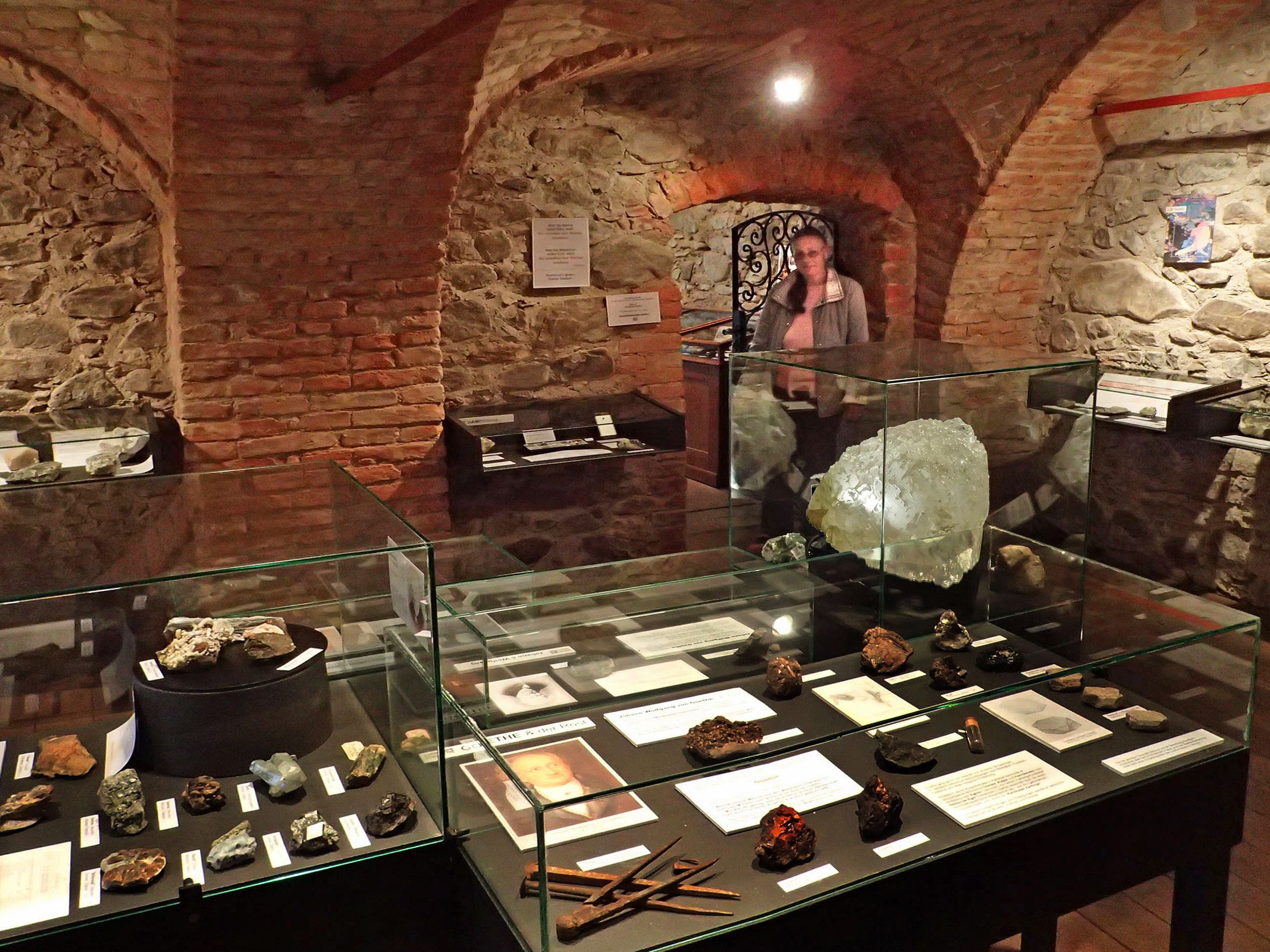 Mineral collection in the Steinstadel
