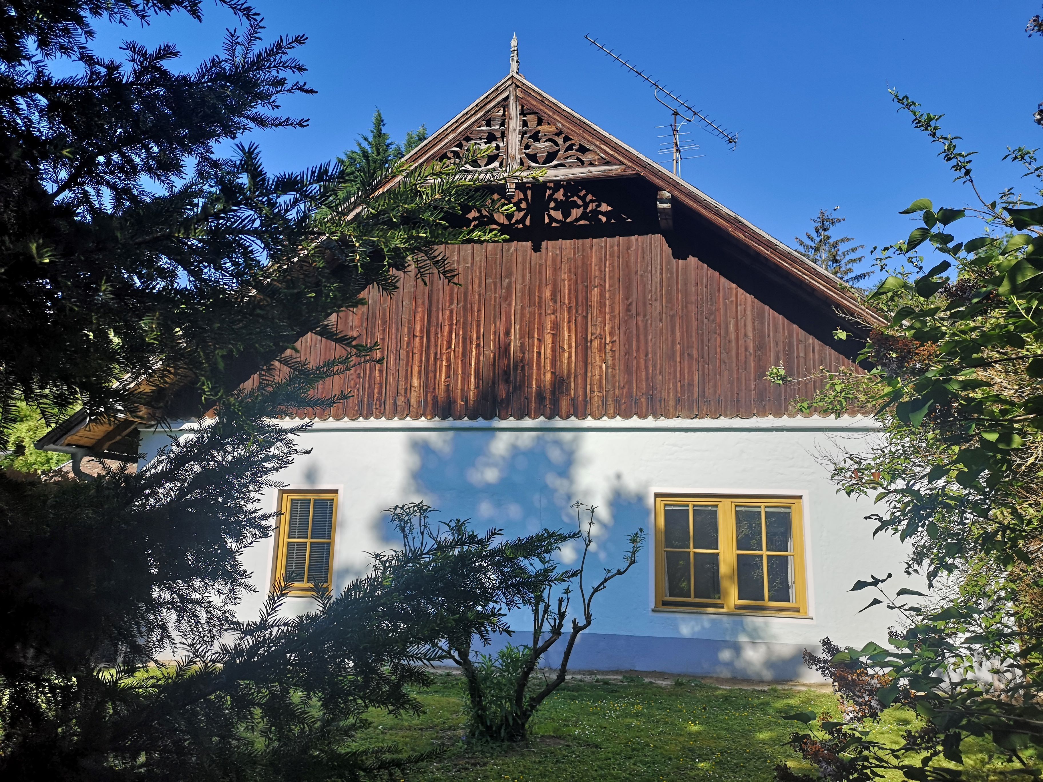 House garden view