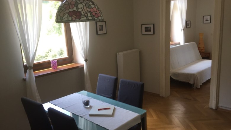 Breakfast place in the former railroad attendant's apartment, © M. Schorn