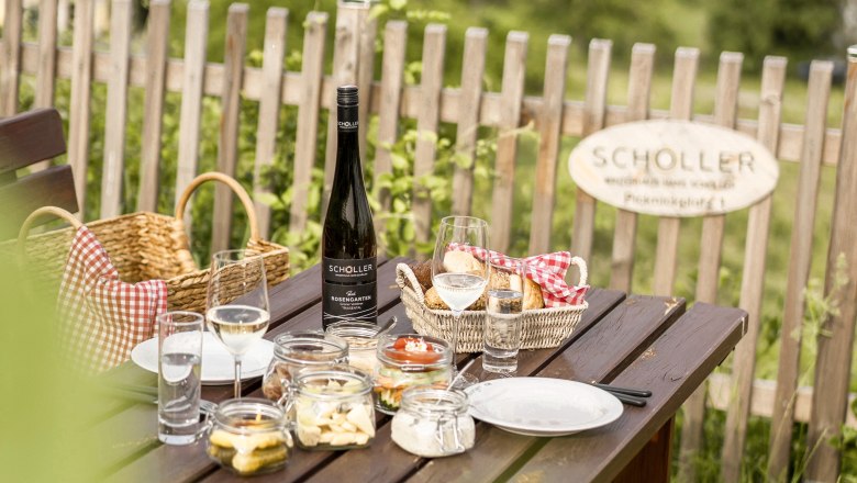 Picnic in the vineyard