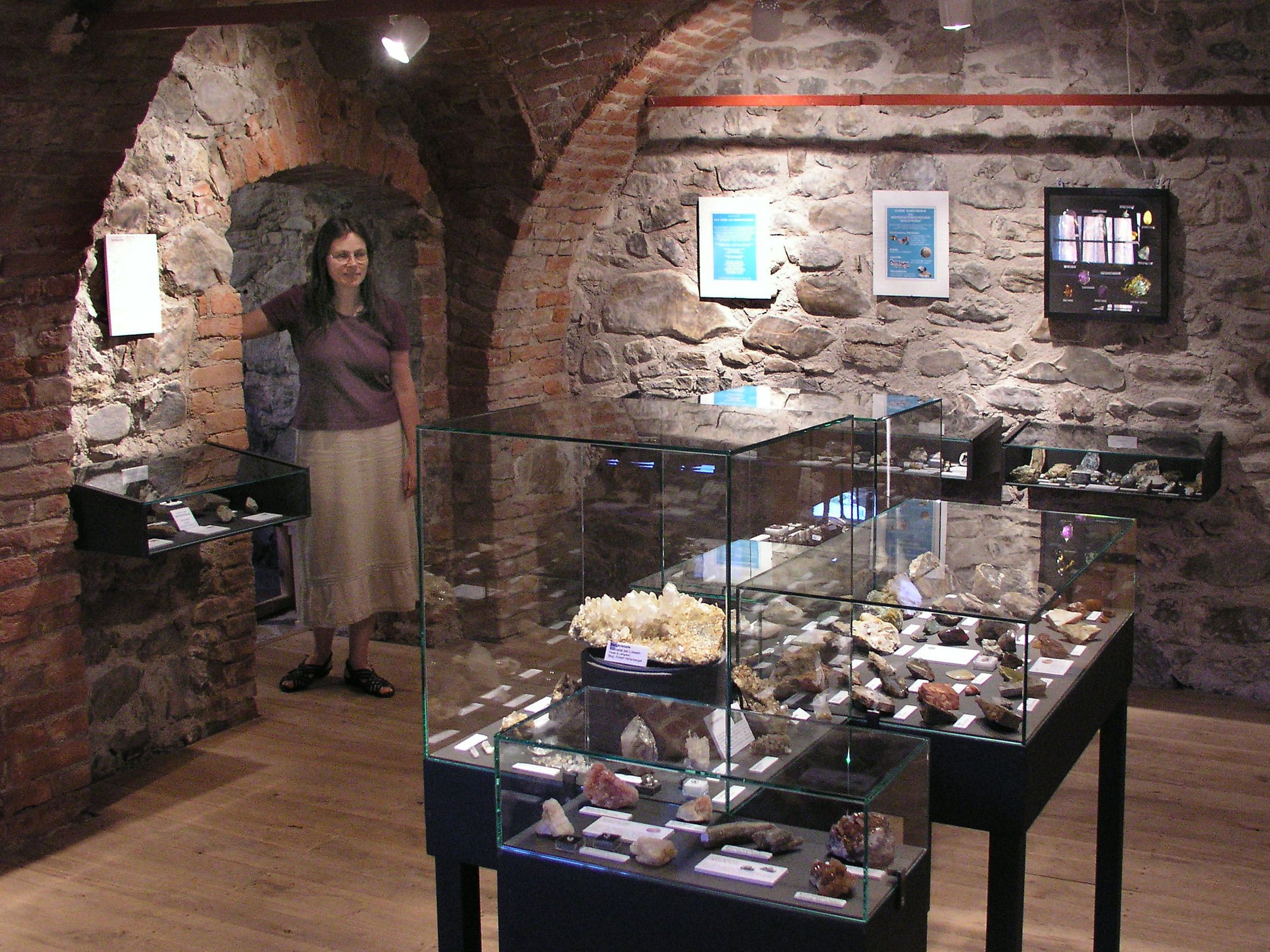 Mineral collection in the Steinstadel