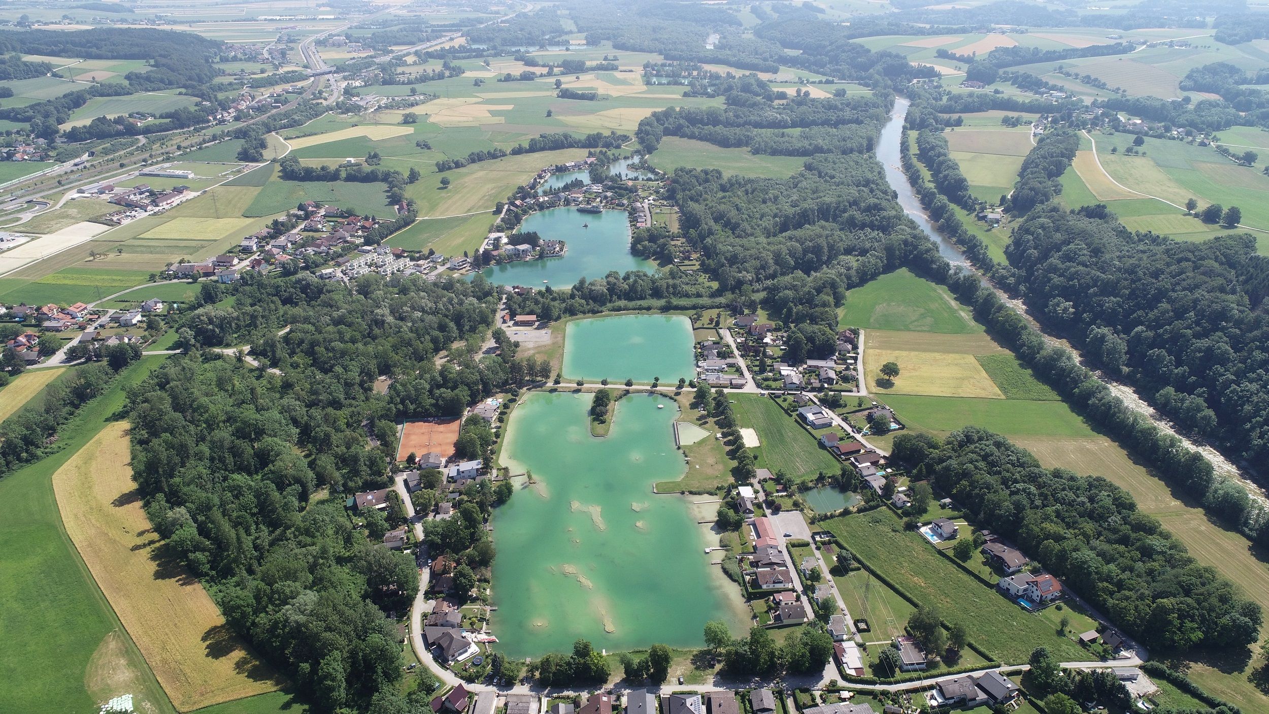Aerial view of Auseen Blindenmarkt