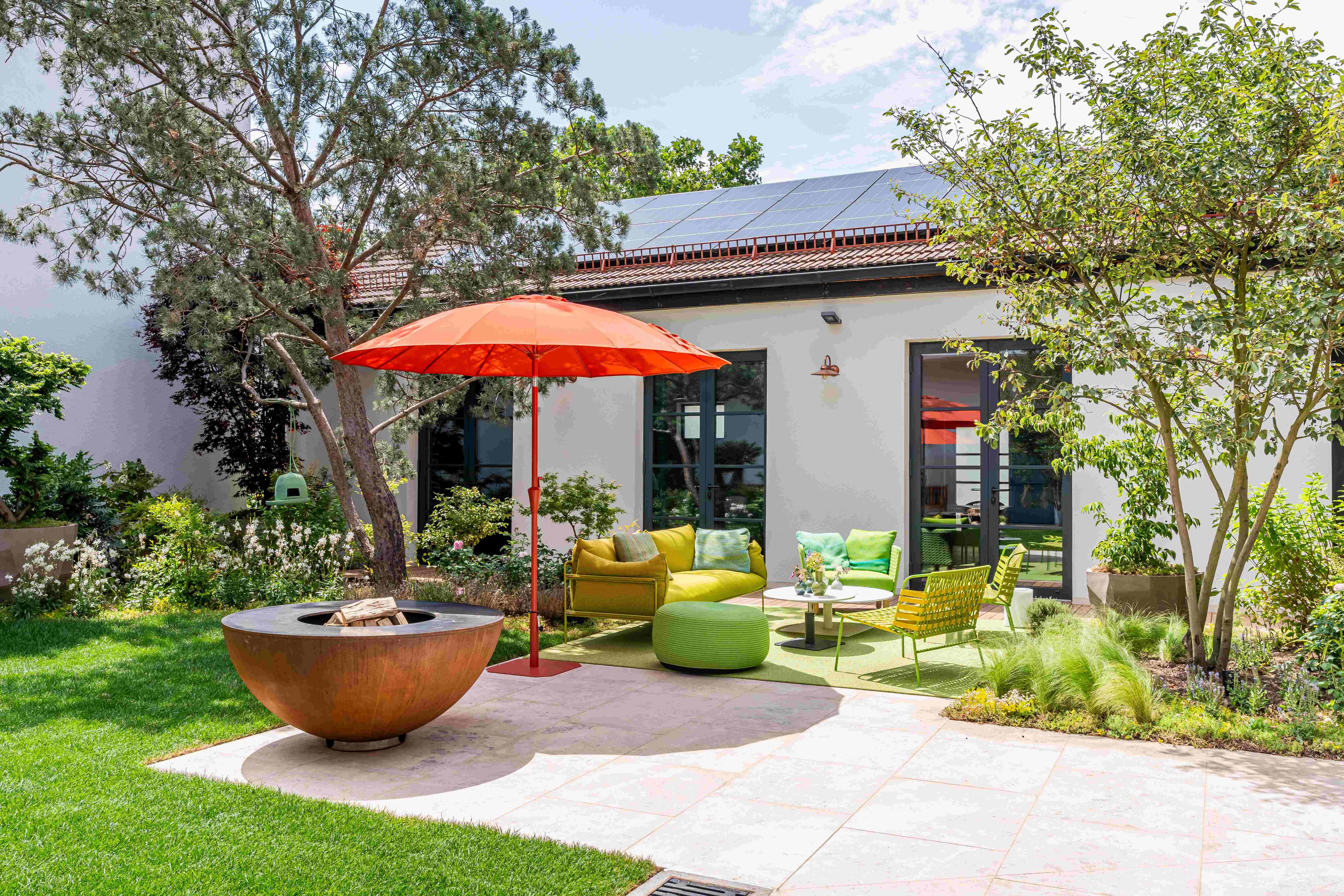 Garden in the estate