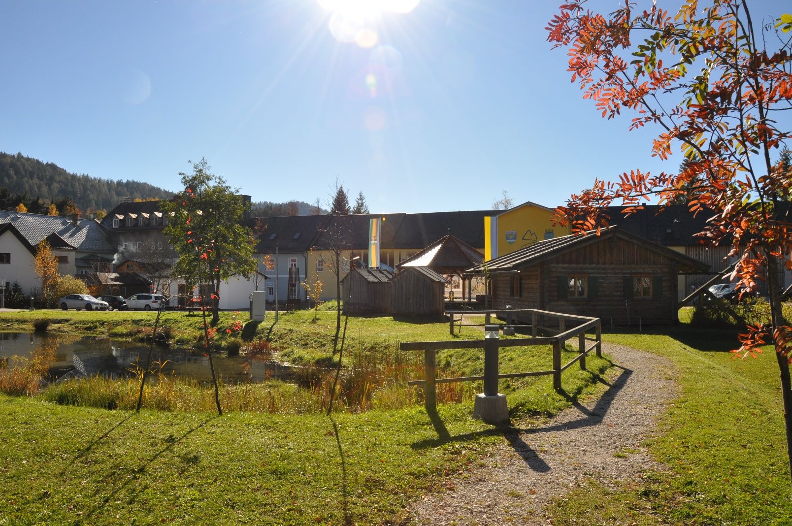 Mitterbach village square
