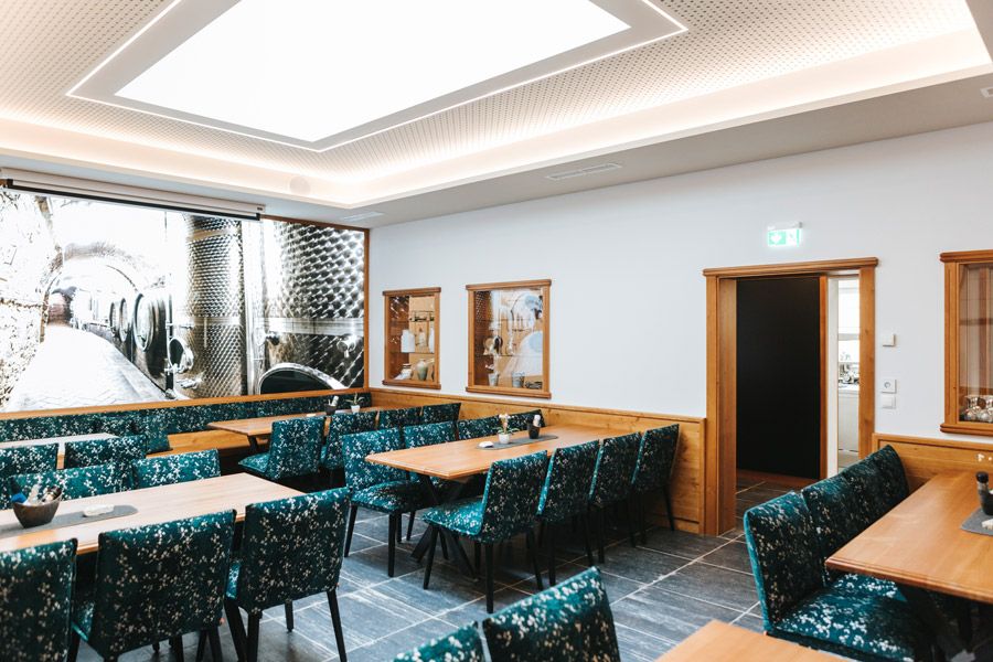 Modern wine tavern ambience
