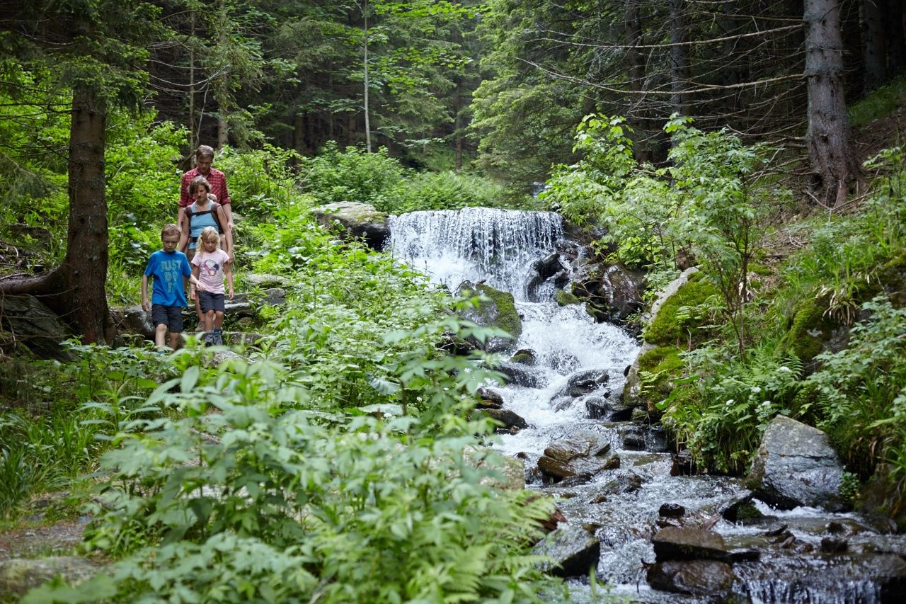 White water theme trail in Mariensee