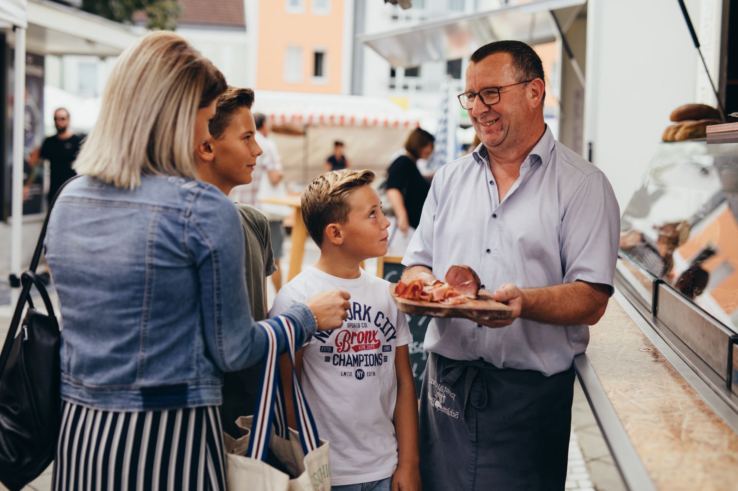 Farmers' market in Amstetten