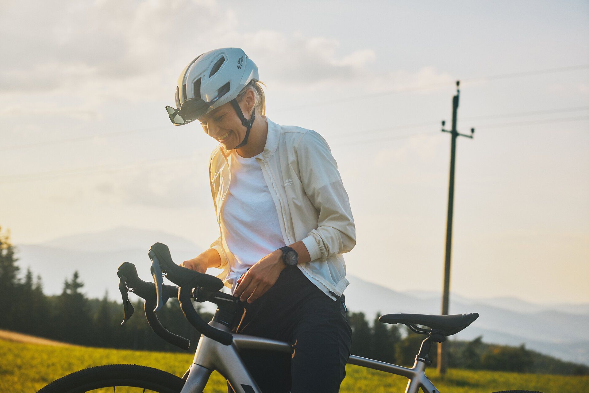 Cycling on the Feistritztal route in Wechselland