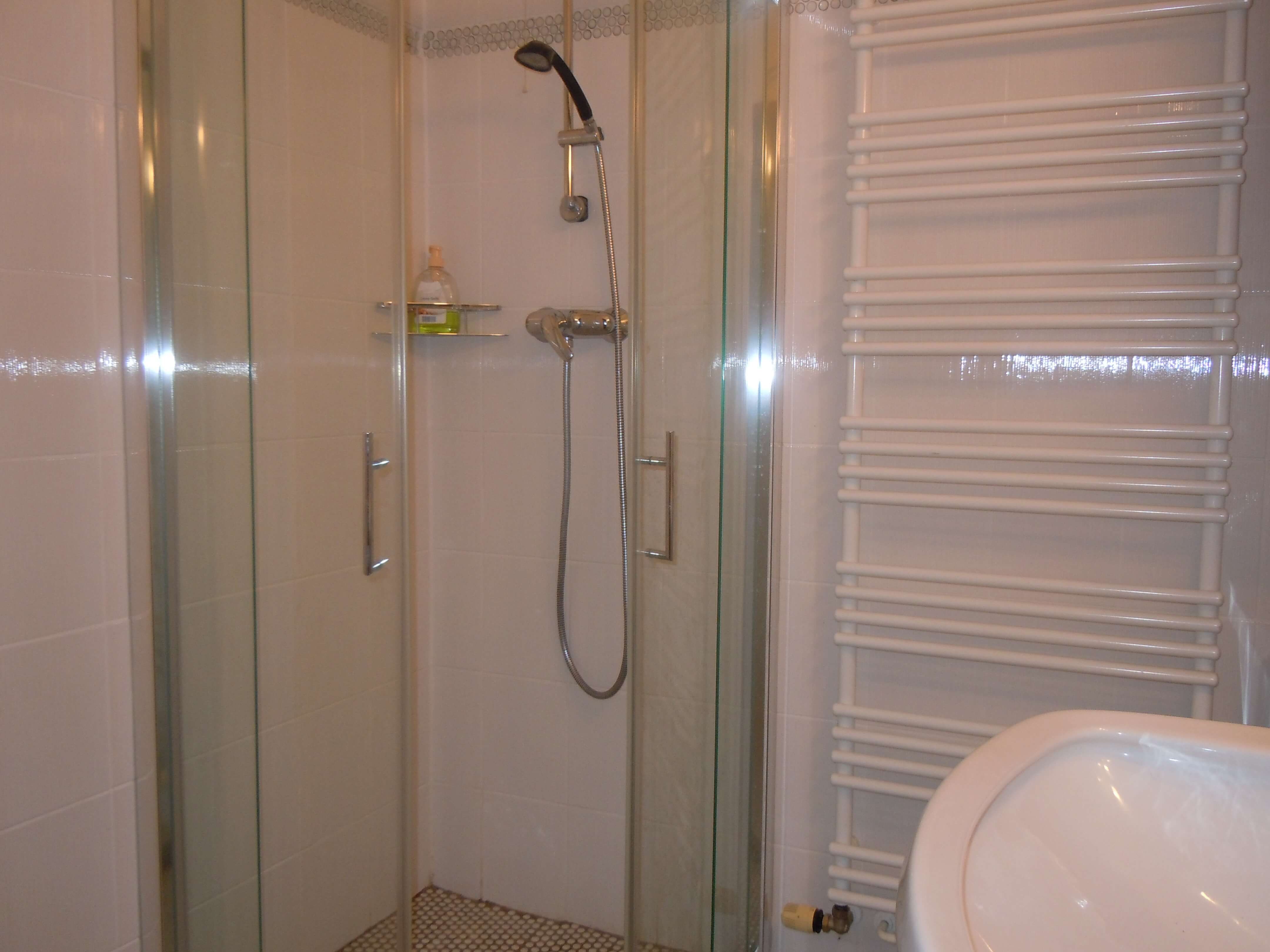 Shower in the bathroom