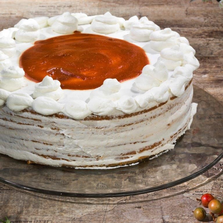 Rosehip tart