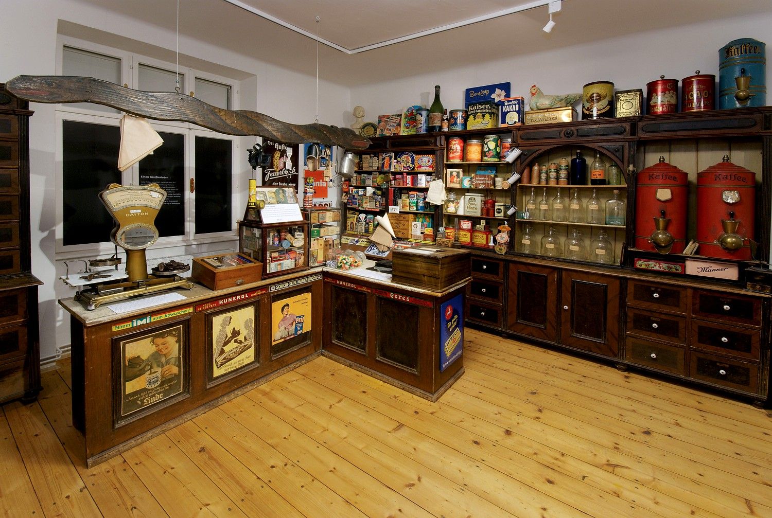 Historic corner store in the Waidhofen an der Thaya town museum.