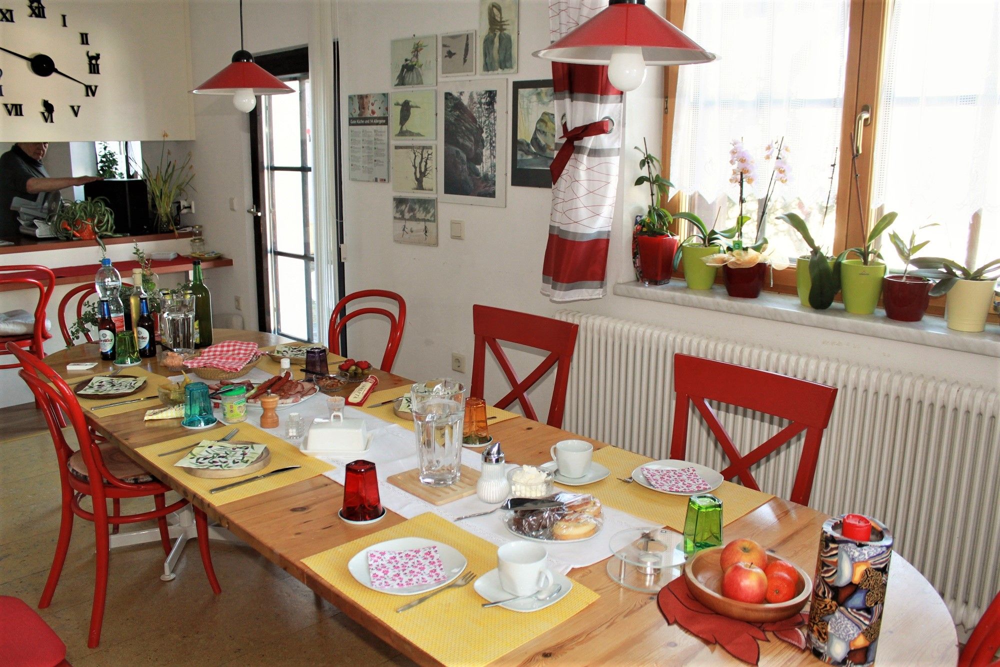 Breakfast table