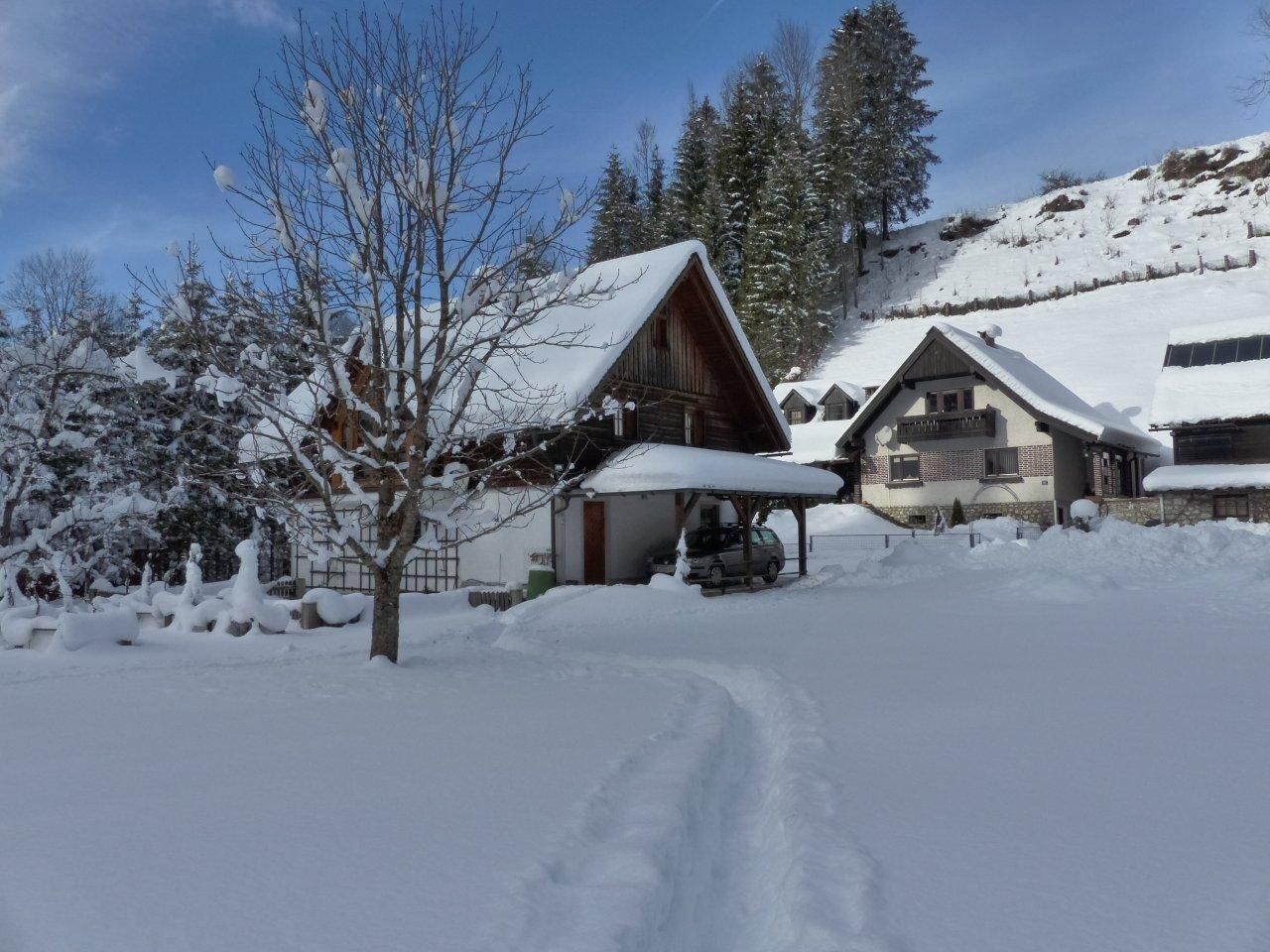 Vacation apartment Göstling in winter