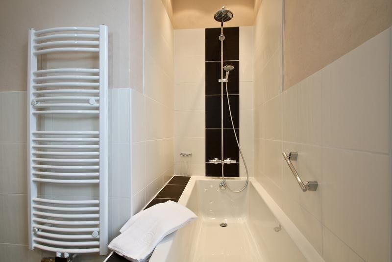 Bathroom with rain shower