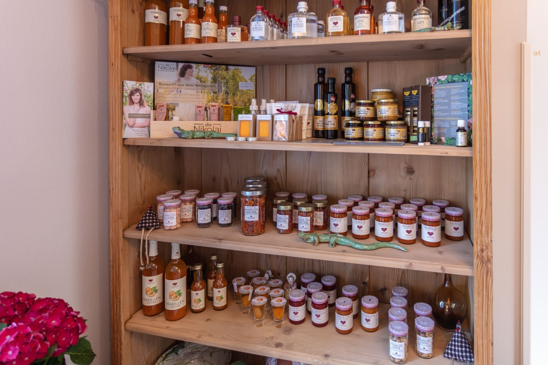 Products at the Hotel Garni Donauhof
