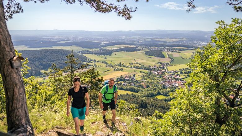 Magnificent viewpoints along the hiking trail