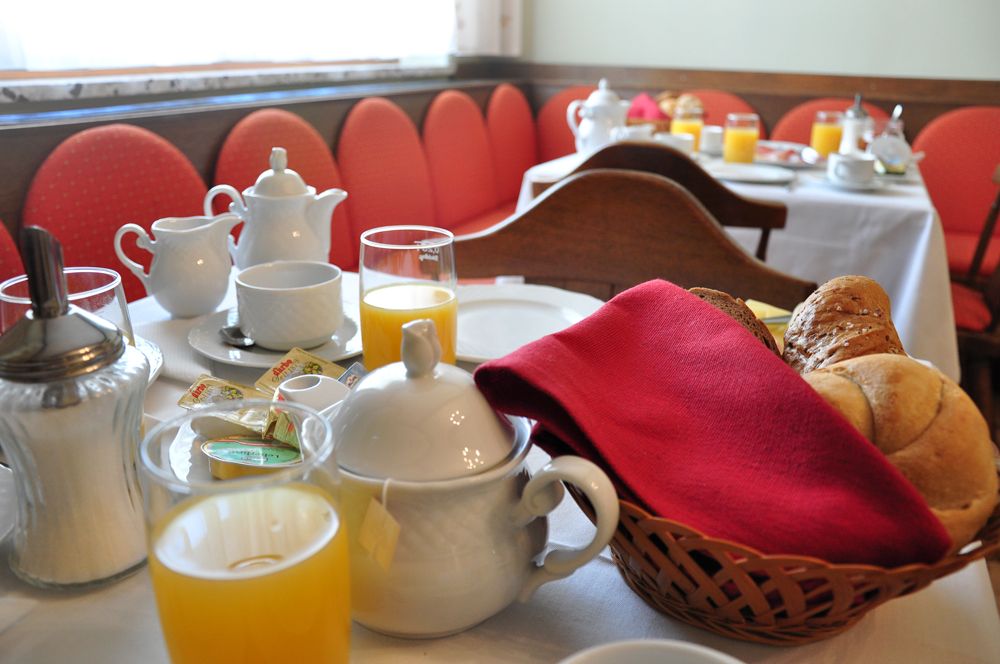 Breakfast at the Hofer guesthouse