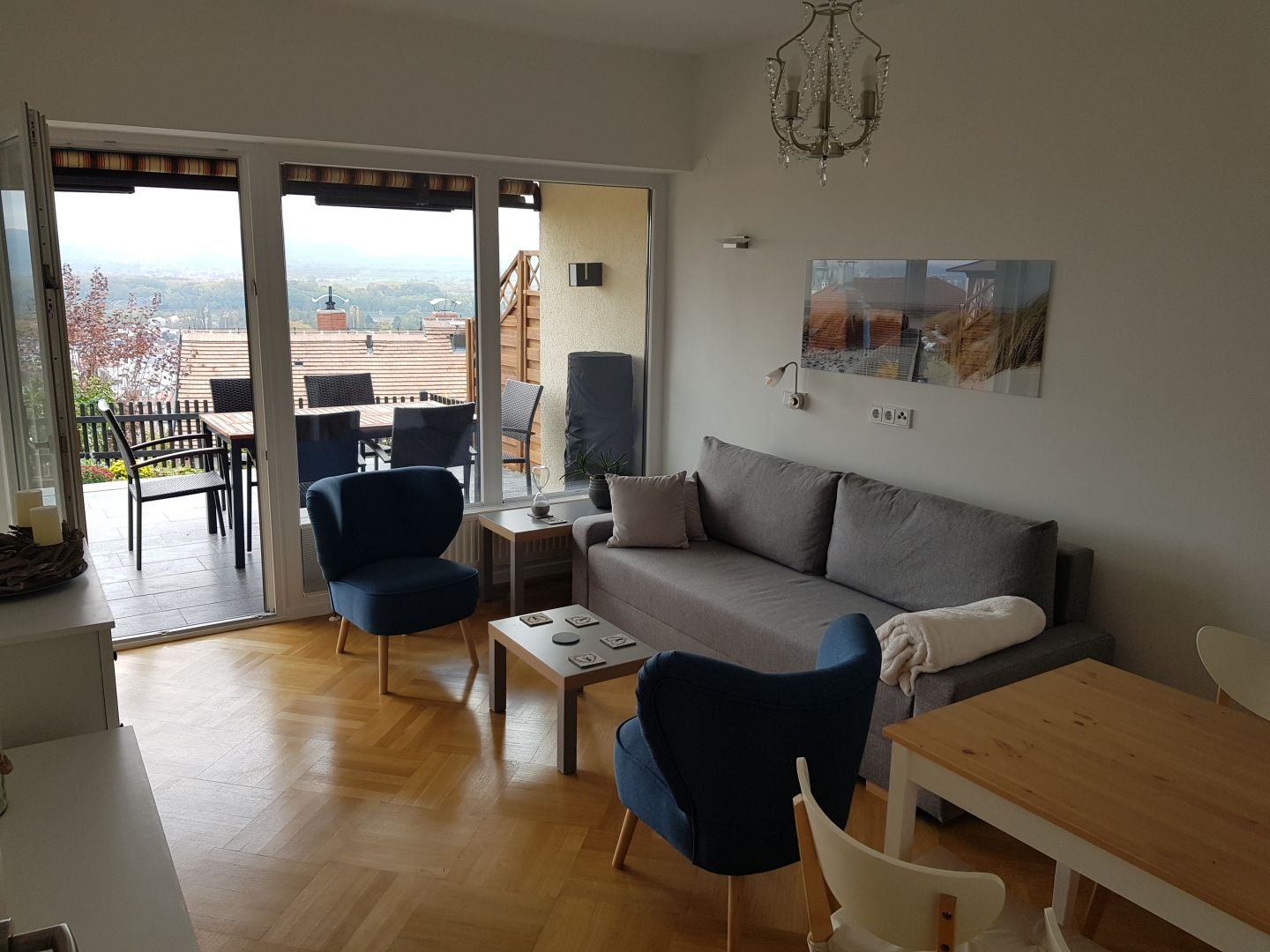 Living room with terrace