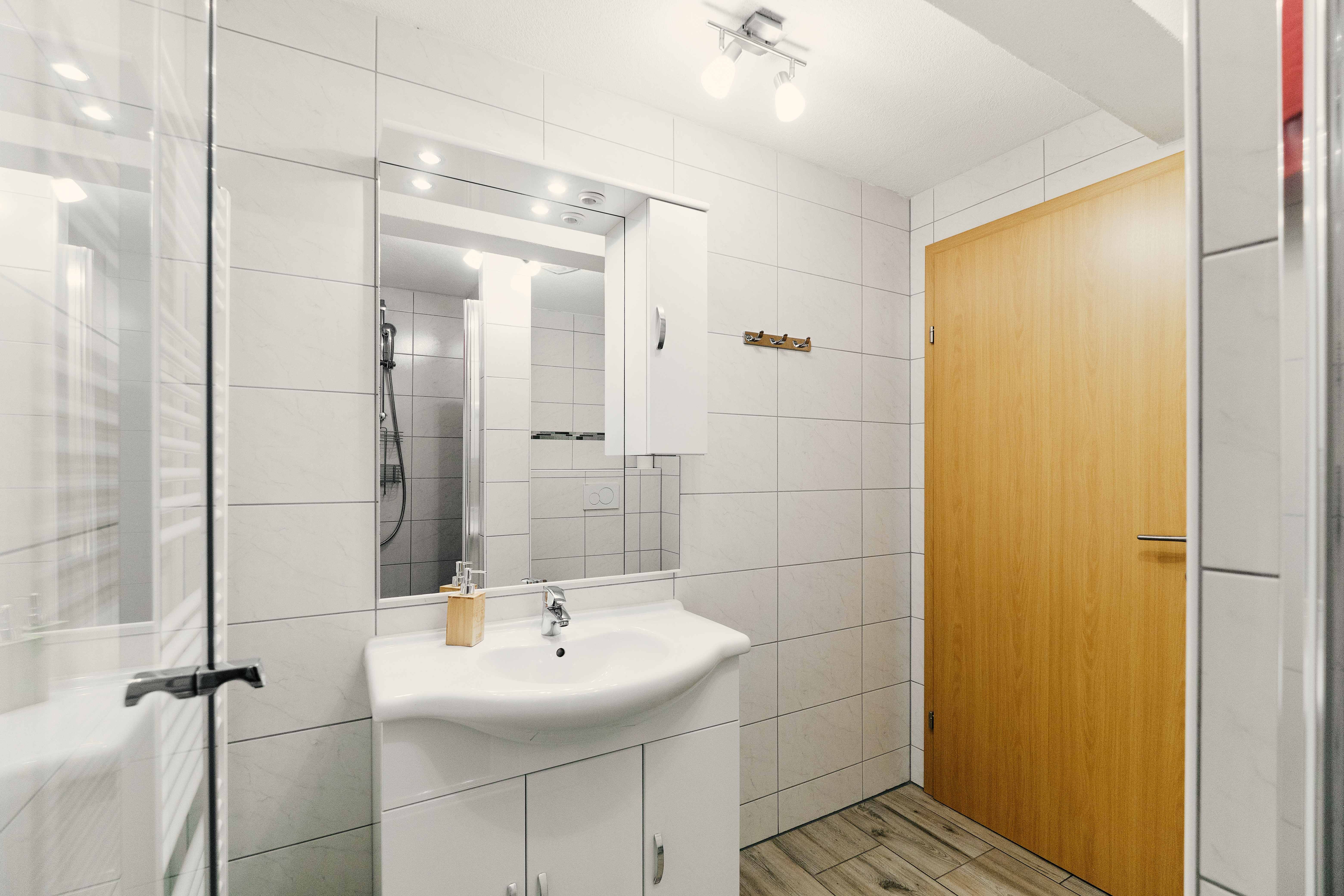 Bathroom of the Mukuhli vacation apartment