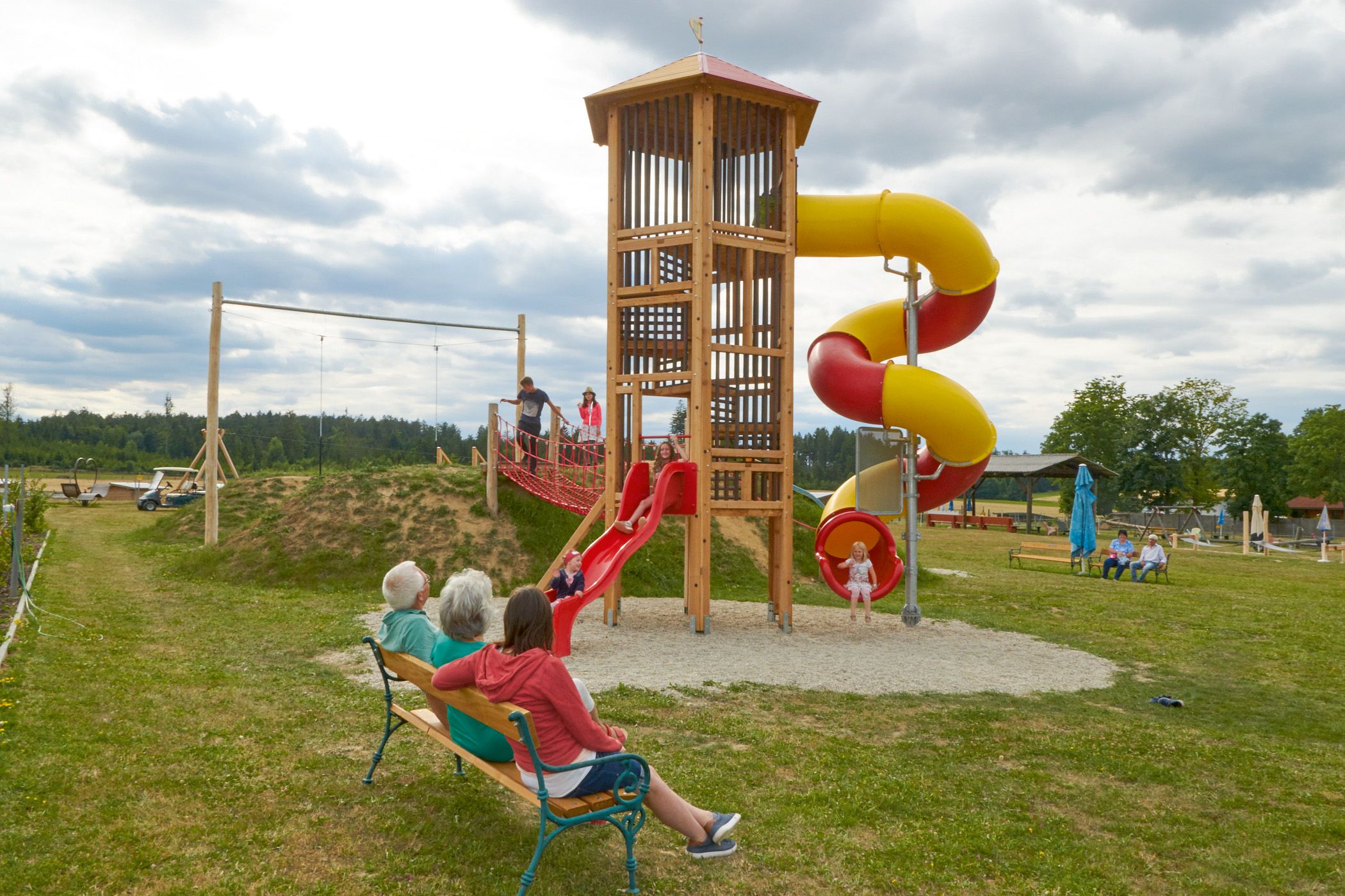 Slide tower 6m high