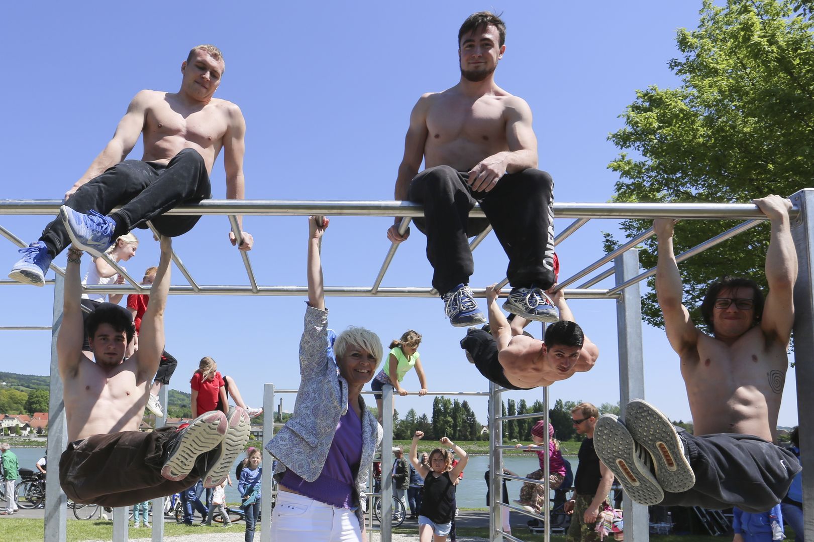 Opening ceremony for the Ybbs exercise park