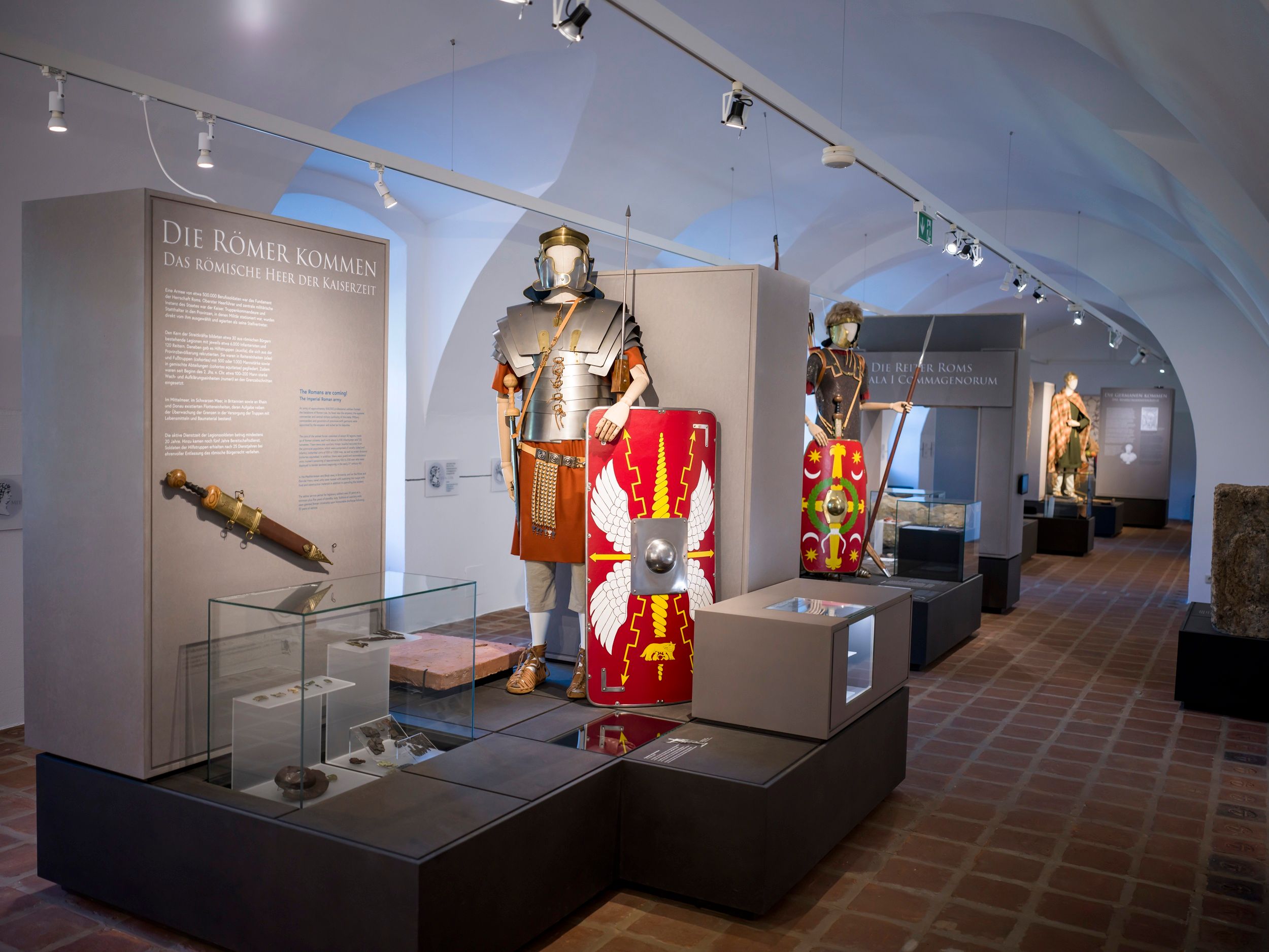 Room with Armor at the Tulln City Museum 