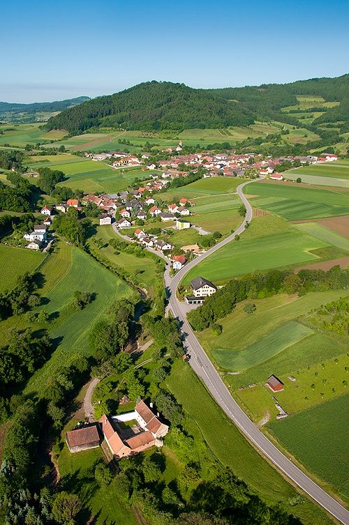 View over Trandorf and the Großer Berg