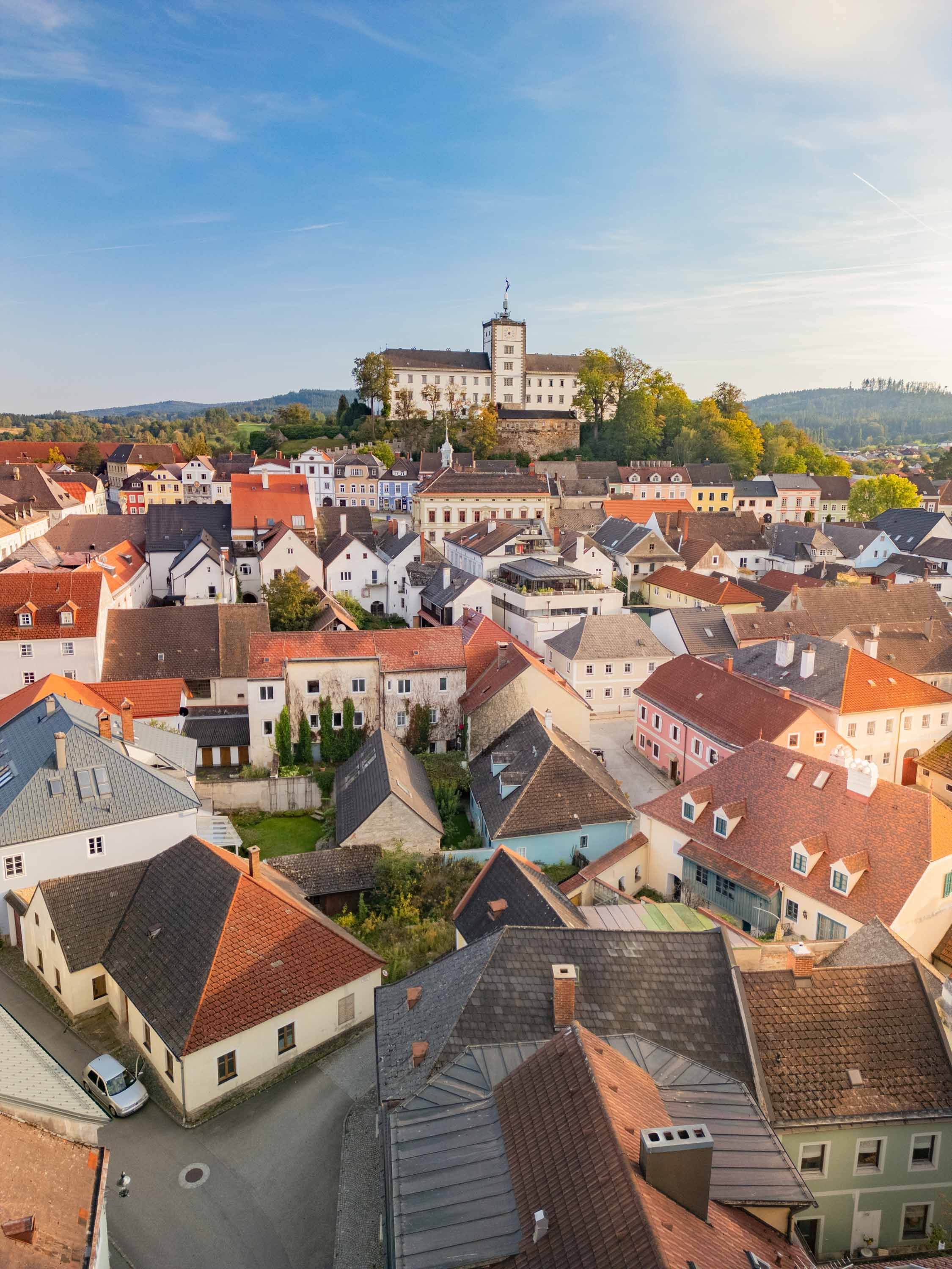 Weitra Castle with old town