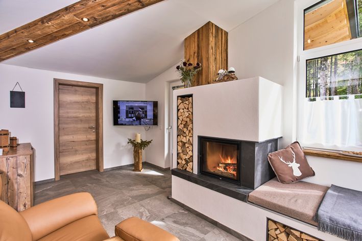 Vacation apartment open fire