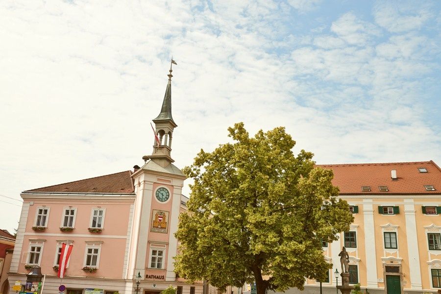Main square of Ybbs an der Donau