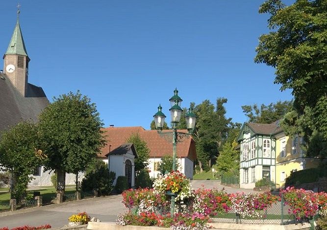 Village center in Mönichkirchen